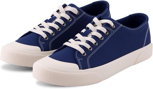 Women's Canvas Sneakers–Low Top Casual Fashion Sneaker|Lightweight Breathable Women's Shoes for Walking & Everyday Wear|Tennis Shoes for Daily Wear in Kuwait