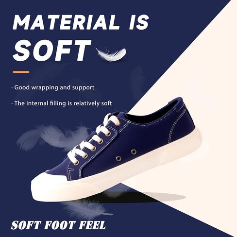 Women's Canvas Sneakers–Low Top Casual Fashion Sneaker|Lightweight Breathable Women's Shoes for Walking & Everyday Wear|Tennis Shoes for Daily Wear in Kuwait