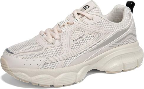 BAASPLOA Women's Chunky Fashion Sneakers Casual Sports Shoes Mesh Breathable Athletic Gym Workout Tennis Shoe Platform Thick Walking Shoes in Saudi Arabia