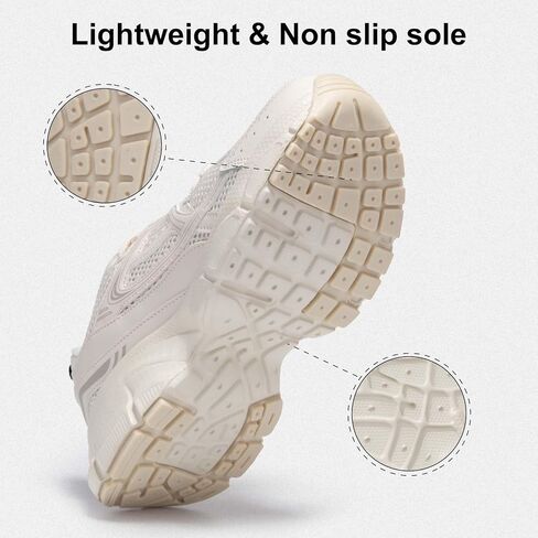 BAASPLOA Women's Chunky Fashion Sneakers Casual Sports Shoes Mesh Breathable Athletic Gym Workout Tennis Shoe Platform Thick Walking Shoes in Saudi Arabia
