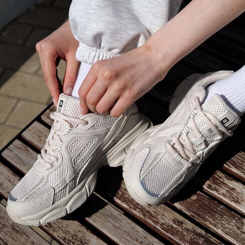 BAASPLOA Women's Chunky Fashion Sneakers Casual Sports Shoes Mesh Breathable Athletic Gym Workout Tennis Shoe Platform Thick Walking Shoes in Saudi Arabia