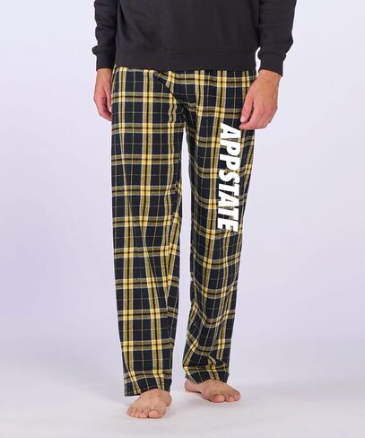Sorority Letters Shop Appalachian State University Flannel Pajama Pants with APPSTATE Down the Leg in Saudi Arabia