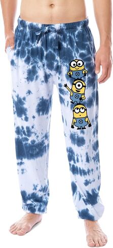 Despicable Me Men's Minions Chibi Tie-Dye Sleep Jogger Pajama Pants in Saudi Arabia