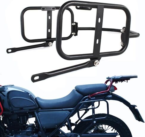 رفوف دعم Saddlebag ، حامل رفوف دراجة نارية مناسبة لـ Royal Enfield Himalayan 2018-2023 ، Scram 411 Himalayan 2023 in Saudi Arabia