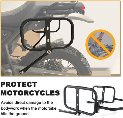 رفوف دعم Saddlebag ، حامل رفوف دراجة نارية مناسبة لـ Royal Enfield Himalayan 2018-2023 ، Scram 411 Himalayan 2023 in Saudi Arabia