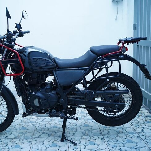 رفوف دعم Saddlebag ، حامل رفوف دراجة نارية مناسبة لـ Royal Enfield Himalayan 2018-2023 ، Scram 411 Himalayan 2023 in Saudi Arabia
