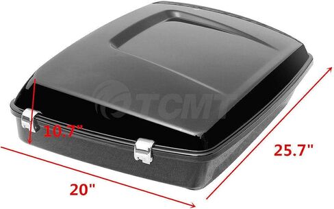 TCMT 10.7 "Tour Tour Pack Trunk W/Latch Fits for Harley Tour Pak Touring Cvo Road Road Glide Glide Electra Glide Ultra Limited 2014-2025 in Kuwait