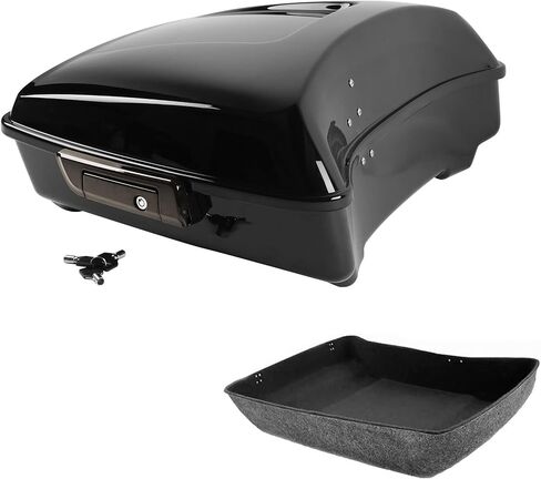 TCMT 10.7 "Tour Tour Pack Trunk W/Latch Fits for Harley Tour Pak Touring Cvo Road Road Glide Glide Electra Glide Ultra Limited 2014-2025 in Saudi Arabia