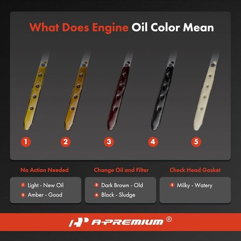 A-Premium 2.8L 3.6L ENGRY OIL DIPSTICK متوافق مع CHEVROLET MALIBU ، TRAVERESS & GMC Acadia & Buick Enclave ، Lacrosse ، Rendezvous & Cadillac CTS ، SRX ، STS & Pontiac G6 & Saturn Aura ، Outlook in Saudi Arabia