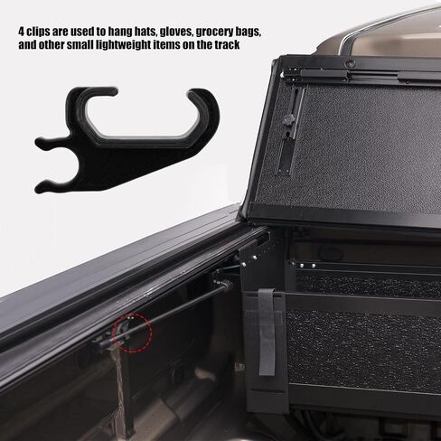 Replacement Truck Bed Cover Prop-Rod Clip Parts 351B0024,4 Pack Alternative Parts ABS Clips Compatible with BAK BAKFlip MX4 Tonneau Cover Prop Rod in Saudi Arabia