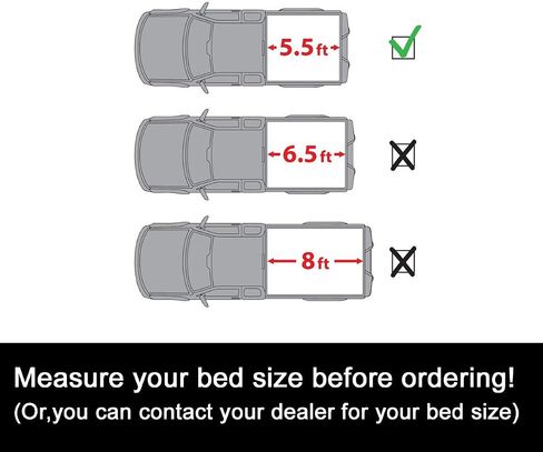 6.2Ft Waterproof Clamp On Top Mount Style Bed Cover for 04-06 Tundra,Soft Roll Up Truck Bed Tonneau Cover W/Lock for Toyota 2004-2006 Tundra Double Cab (Aka Crew Cab) Fleetside,Easy to Install in Saudi Arabia