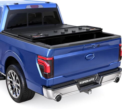 TRI 3-Folding 8ft 8ft truck tonneau تغطية TONNEAU متوافقة مع 1999-2016 FORD F250 / F350 / F450 Super Duty Styleside 3 أضعاف على غطاء سرير الشاحنة العلوي in Kuwait