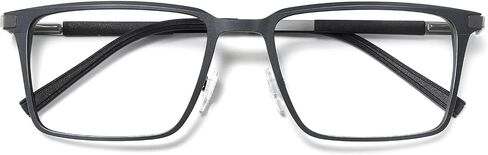 Blue Light Blocking Glasses for Men Square Al-Mg Metal Anti Glare Gaming Glasses Computer Use in Saudi Arabia