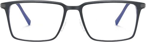 Blue Light Blocking Glasses for Men Square Al-Mg Metal Anti Glare Gaming Glasses Computer Use in Saudi Arabia