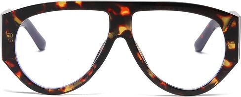 YAMEIZE Blue Light Blocking Glasses for Men Women Oversized Pilot 70s Retro Thick Frame Blue Light Blocking Computer Glasses in Saudi Arabia