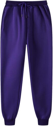 Joggers for Women,Baggy Sweatpants Women,High Waisted Fleece Lined Jogger Pants with Pockets Plus Size Trousers in Kuwait