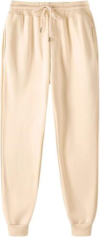 Joggers for Women,Baggy Sweatpants Women,High Waisted Fleece Lined Jogger Pants with Pockets Plus Size Trousers in Kuwait
