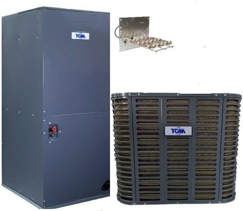 3.5 طن 14.3 SEER2 مقبض الهواء بشكل مستقيم نظام بارد ، مكثف ، شريط الحرارة in Saudi Arabia