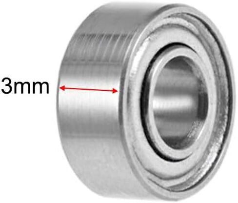 uxcell 689ZZ Deep Groove Ball Bearings 9mm x 17mm x 5mm Double Shielded Chrome Steel Z2 10pcs in Saudi Arabia