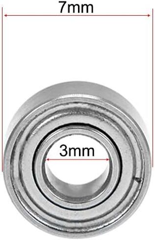 uxcell 689ZZ Deep Groove Ball Bearings 9mm x 17mm x 5mm Double Shielded Chrome Steel Z2 10pcs in Saudi Arabia
