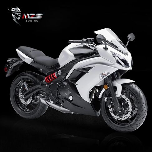 MZS Motorcycle Mirrors, Racing Sport Bike Rear View Side Mirror Fairing Black Compatible with EX 650 EX650 2009-2017 / ER6F 2009-2015 / Z1000SX 2011-2015 / EX 250 EX250 2008-2012 / EX500 1987-1993 in Saudi Arabia