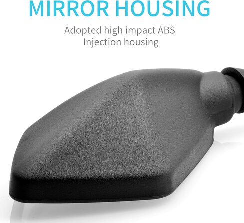 MZS Motorcycle Mirrors, Racing Sport Bike Rear View Side Mirror Fairing Black Compatible with EX 650 EX650 2009-2017 / ER6F 2009-2015 / Z1000SX 2011-2015 / EX 250 EX250 2008-2012 / EX500 1987-1993 in Saudi Arabia