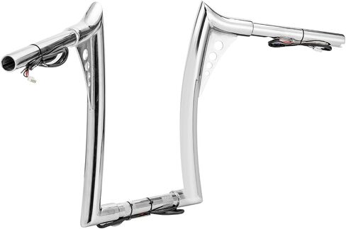 Wsays 14 Inch Pre-wired Ape Hanger Handlebar Bar Sharp Compatible with Harley Softail 2011-2024 Fit Dyna 2012-2017 Fit Sportster 2011-2022 Fit Touring Road King 2015-Later in Saudi Arabia