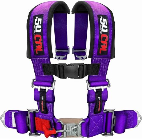 Black 4 Point Harness & Bypass Plug for Bucket Seat ، إصدار مزلاج ، 9 خيارات ألوان ، يعمل مع Canam UTVS ، تسخير السباق ، سيارة سباق ، و Off Road More (وحدة واحدة) [6008 ، 5999] in Kuwait