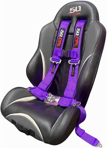 Black 4 Point Harness & Bypass Plug for Bucket Seat ، إصدار مزلاج ، 9 خيارات ألوان ، يعمل مع Canam UTVS ، تسخير السباق ، سيارة سباق ، و Off Road More (وحدة واحدة) [6008 ، 5999] in Kuwait