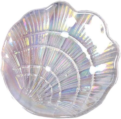 JJLFresheners Multicolor Plastic Seashell Soap Dish Jewelry Tray Organizer for Women Girls Fruit Bowl Decoration in Saudi Arabia