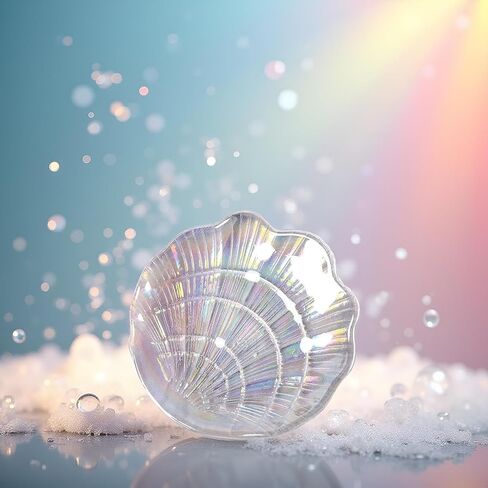 JJLFresheners Multicolor Plastic Seashell Soap Dish Jewelry Tray Organizer for Women Girls Fruit Bowl Decoration in Saudi Arabia
