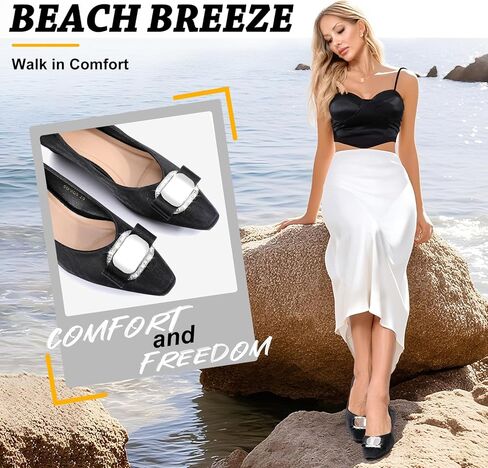 Zelaprox Women Black Pumps أحذية أحذية مكتنزة منخفضة الكعب على العمل على أحذية مسطحة مربعة مغلقة عقدة القوس مريحة للأعمال التجارية عارضات حفلات الزفاف الأنيقة الأنيقة in Kuwait