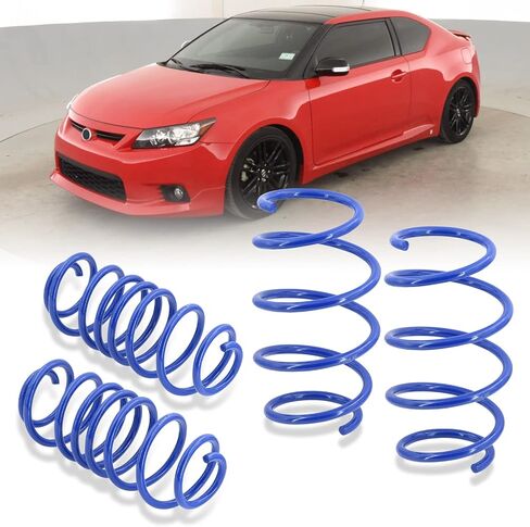موزعي AJP 1.5 "أمامي 1.8" انخفاض الخلفي معالجة التعليق JDM لخفض Sport Springs Kit Blue متوافق/بديل لـ TC AGT20 AT20 2011 2012 2014 2015 2015 11 12 13 14 15 16 in Saudi Arabia