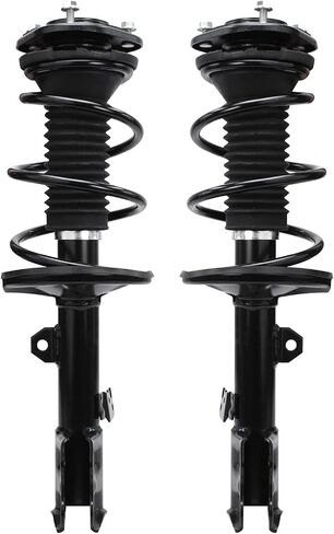 Detroit Axle - 1.8L Front Struts Sway Bars for 2011-2013 Toyota Matrix 2009-2013 Corolla Complete 2 Ready Struts w/Coil Spring 2 Sway Bars 2010 2011 2012 Replacement Suspension Kit in Kuwait