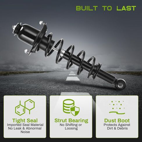 AUTOSAVER88 Front Complete Strut Compatible with 2003-2008 Pontiac Vibe, 2003-2008 Toyota Matrix, Quick Strut Shock Absorber Assembly 172117 172116 in Saudi Arabia