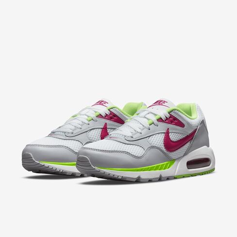 Nike Women's Air Max يرتبط بأحذية التدريب الرياضي ، بلاتين بيضاء/فايربيري ، 6.5 م 511417-163 الحجم 6.5 in Kuwait