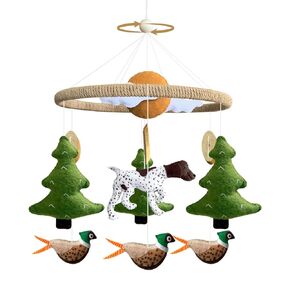 طفل موبايل ل Crib Mallard Duck Baby Crib Mobile for Boys Girls مصنوع يدويًا ديكور حضانة الأطفال ديكور صيد البطة غرفة نوم للرضي in Kuwait