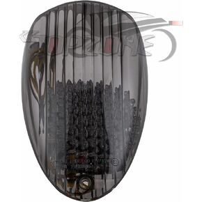 Fit Kawasaki 2002-2003 Vulcan 1500 Mean Streak/ VN1500 Mean Streak ; LED Rear Lamp Brake Tail Light +Integrated Turn Signal Function (Smoke Color) in Kuwait