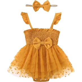 Newborn Baby Girl Clothes Romper Summer Outfits Infant Floral Short Sleeve Romper Jumpsuit Bodysuit in Kuwait