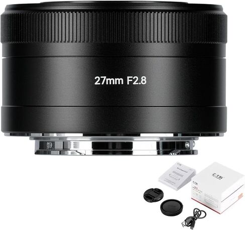 7artisans 27mm F2.8 Auto Focus Camera Lens for Fuji X Mount,APS-C,Large Aperture, Prime,STM AF Cameras Lenses for Fuji X-H,X-T,X-S,X-PRO,X-E,X-A Series,X-H1,X-H2,X-H2S,X-T5,X-T4,X-T3,X-T50,X-T30 in Kuwait
