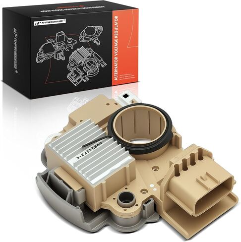 منظم الجهد المولد A-premium متوافق مع Mitsubishi Outlander 2003-2006 ، Mirage ، Lancer ، Eclipse ، Galant ، Endeavor ، Montero & Chrysler Sebring & Dodge Stratus ، A-Circuit 14.6 VSET in Saudi Arabia