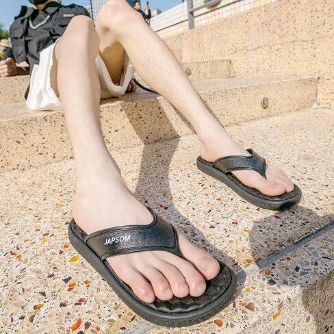 Men's Quick Drying Non-Slip Comfortable Flip Flops Men House Slippers in Saudi Arabia