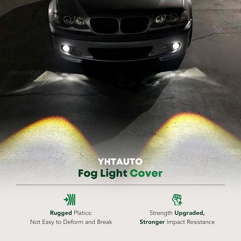 YHTAUTO Fog Light Bezel Fits Ford Focus 2012-2014 Front Bumper Fog Light Cover Trim Left Driver & Right Passenger Side in Saudi Arabia
