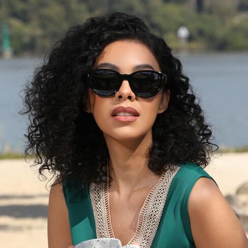 kimorn Polarized Fit Over Glasses Sunglasses For Women Man,Trendy Cat Eye Shades For Driving Riding in Kuwait