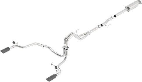 Borla 140616BC Cat-Back '15 -'20 Ford F-150 2.7/3.5 Ltd '16 -'18 Exc. رابتور/ 5.0/ '18 -20 3.3 في 2 و 4WD تحويلة. CAB 6 '7 "سرير/طاقم CAB 5' 7" سرير. أضف 60556 CREW CAB 6 '7 "سرير ، 60564 تحويلة CAB 8' 2". in Saudi Arabia