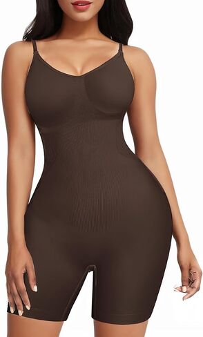 Bodysuit Womens, Shapewear Bodysuit for Women, One Piece Jumpsuits, Ribbed Workout Tops for Women Rompers in Saudi Arabia