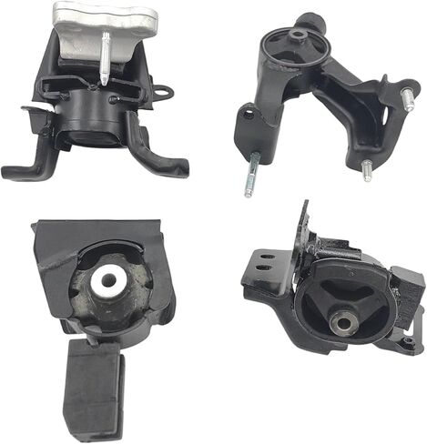4PCS محرك المحرك ومجموعة MOUNT MOUNT لعام 2014 2015 2015 2017 2018 2019 COROLLA 1.8L Auto CVT Transmission يحل محل A42020 A42024 A42026 A42027 in Saudi Arabia
