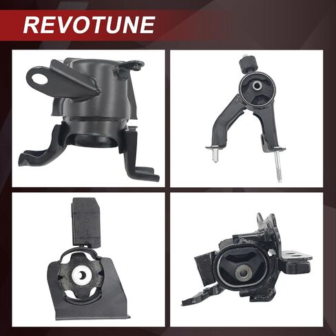 4PCS محرك المحرك ومجموعة MOUNT MOUNT لعام 2014 2015 2015 2017 2018 2019 COROLLA 1.8L Auto CVT Transmission يحل محل A42020 A42024 A42026 A42027 in Saudi Arabia