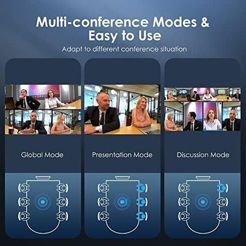 KanDao Meeting S - 180° Standalone Video Conferencing Camera, Microphone & Speaker Video Audio 4-in-one Meeting Camera, AI Smart Framing & Tracking, Hybrid Meeting Room Conference System, Zooming in Kuwait