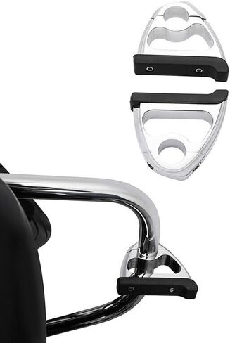 TCMT Chrome 1.25 "حارس محرك حارس تحطم أقمشة إصبع القدم مناسبة ل Harley Road Road Road Glide Glide Electra Glide 1988-2023 Softail Fat Heritage Classic Bob Rider Dyna in Saudi Arabia